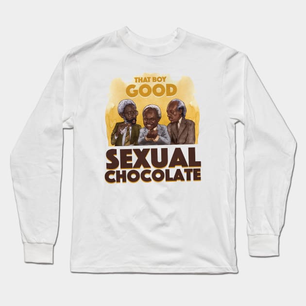 THAT BOY GOOD SEXUAL CHOCOLATE Long Sleeve T-Shirt by sodakohan